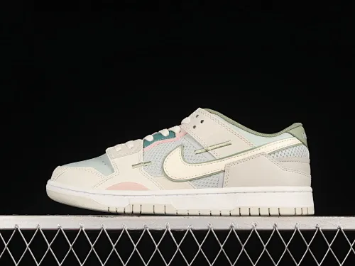 All Categories Nk SB Dunk Series Nk SB Dunk Low Low-top Skateboard Shoes #ZG Version Nk Dunk Scrap Mint Color Stitched Low-top Skateboard Shoes DM0802-001